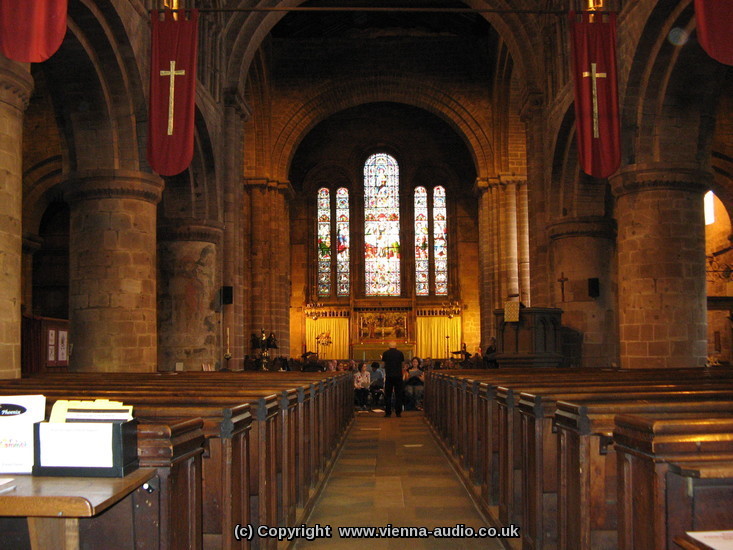 Church Sound Systems Installation - St Johns Chester interior Grade 1 Listed in Cheshire, Shropshire, Wirral, North Wales