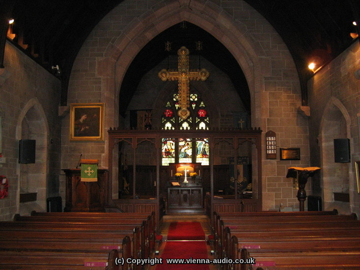 Church Sound Systems Installation - St Lukes interior Grade 2 Listed in Shropshire, Cheshire, Wirral, North Wales